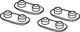 TECE-TECEone-WC-Sitz-Auflagepuffer-4-Stueck-9820423 gallery number 1